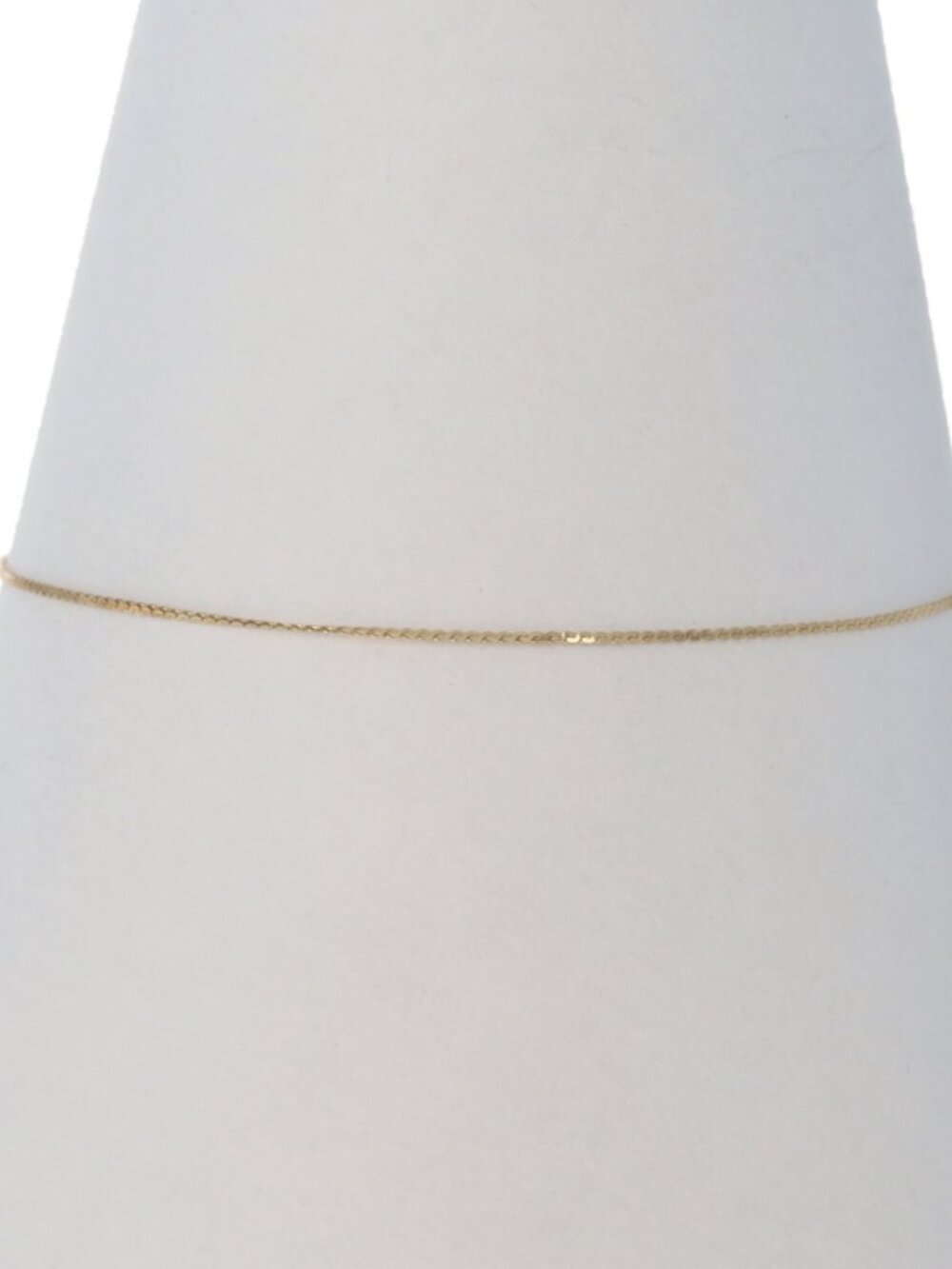 Yellow Gold Serpentine Chain Bracelet 9" - 14k